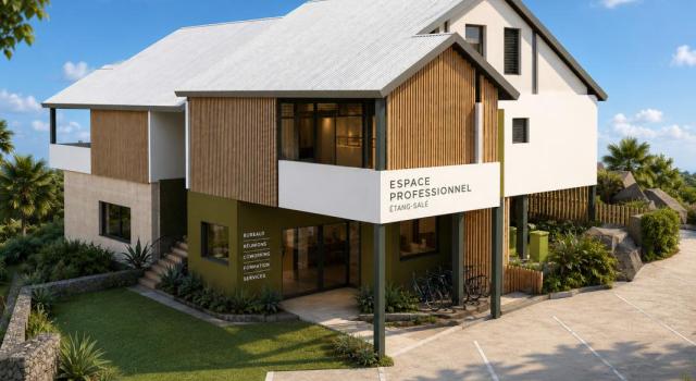 ÉTANG-SALÉ – ENSEMBLE IMMOBILIER NEUF MIXTE PROFESSIONNEL ET HABITATION