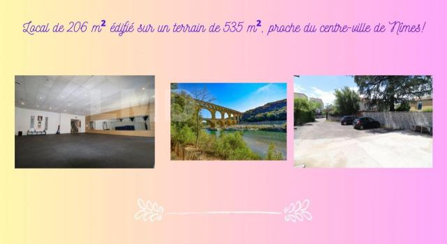 local 2 pièce(s) 206 m2