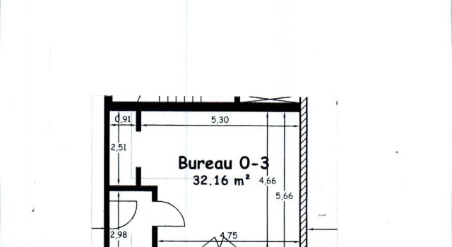Bureau RDC de 32,16 M2