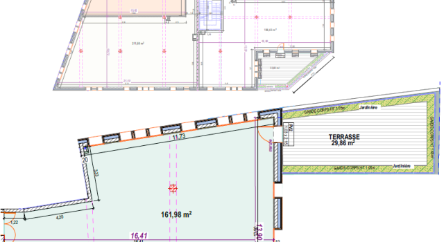 "LE ROCK BUSINESS CENTER"  - LA RAVOIRE (73490) - dans une résidence privée et sécurisée, de 18 lots de locaux professionnels