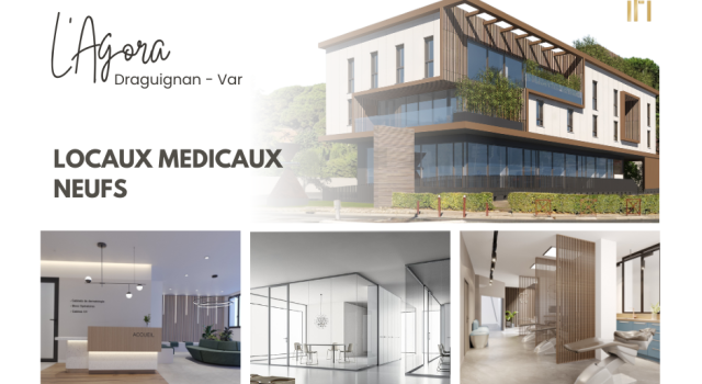 Locaux neufs - Surfaces à partir de 80 m2 pour professions médicales et paramédicales