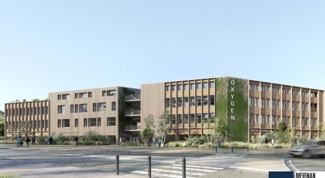 A vendre en bordure du Boulevard Urbain Nord,à Epron un local d'activité/service de 108 m²