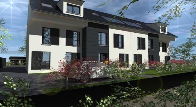 M573092 0.1 LOCAL  66M²  avec garage ET 3 parking et terrasse à CUVRY